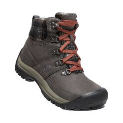 Keen Kaci III Winter Mid WP Boot Women's in Magnet and Black Plaid